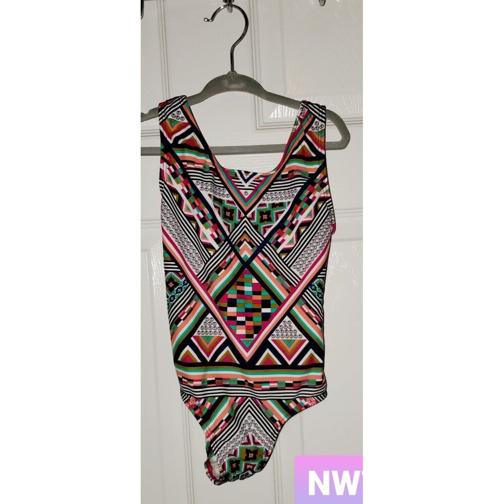 Dippin' Daisy Swimsuit Girls Size 4 NWT NEW One-Piece Colorful